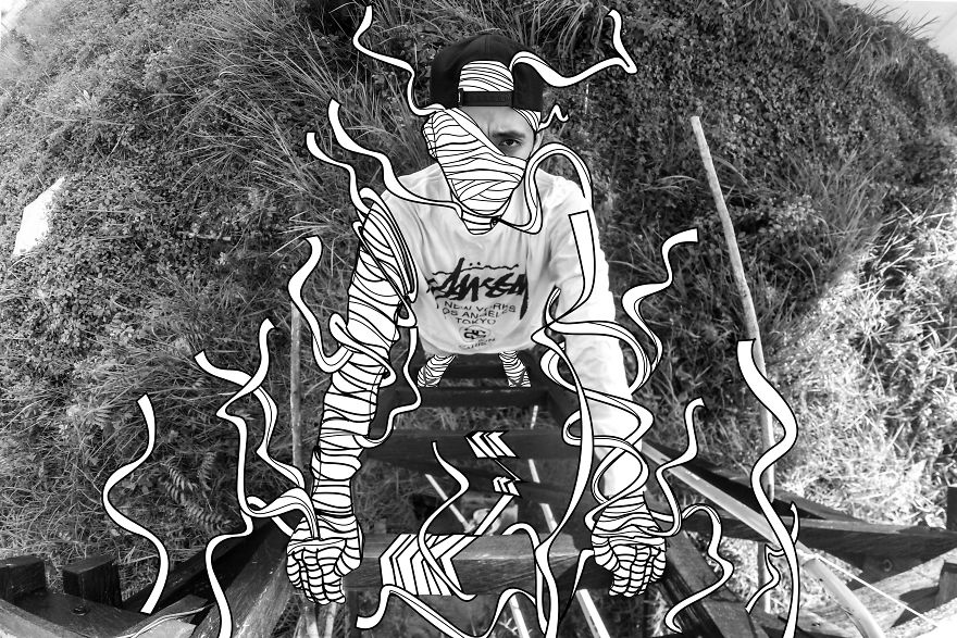 Linemood: Art From Hakeisolai Derived From A Combination Of Graphic Design And Monochrome