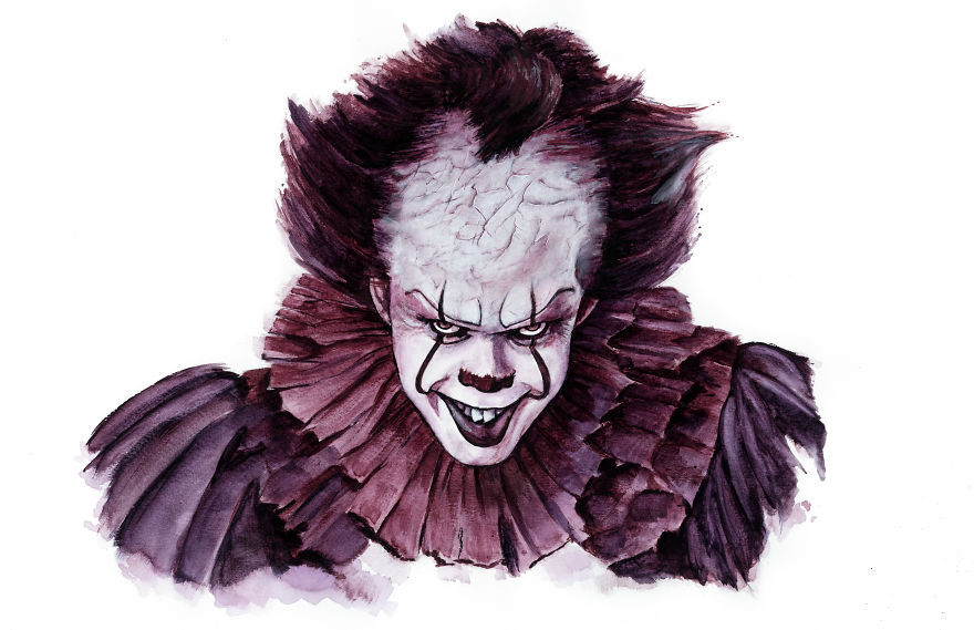Why Not Paint Pennywise With Wine? Why Not Paint Pennywise With Wine?