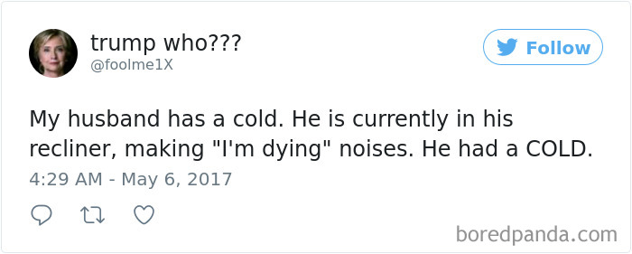 45 Hilarious Posts About Husbands Who Catch A Cold And Think They&#8217;re Dying