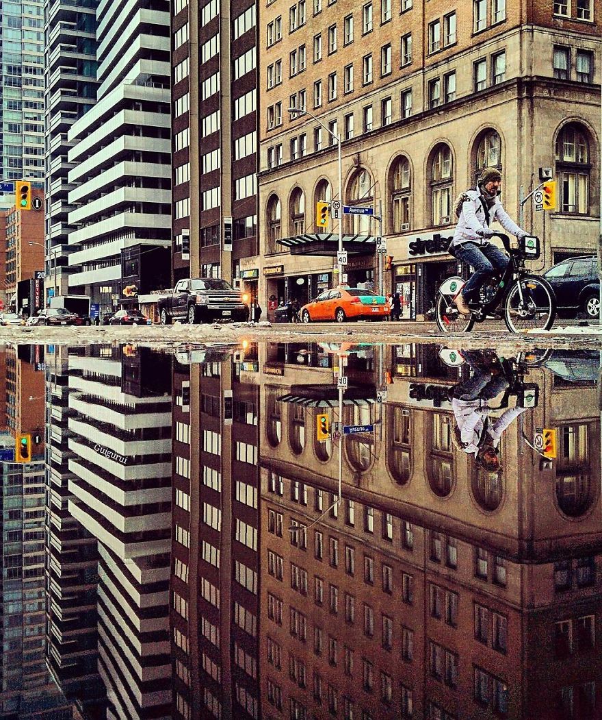 I Travel The World To Photograph The Parallel Worlds Of Puddles With My Smartphone (New Pics) I Travel The World To Photograph The Parallel Worlds Of Puddles With My Smartphone (New Pics)