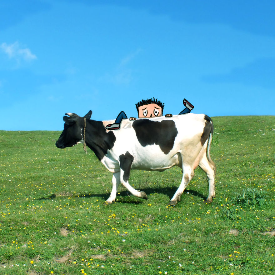 I Draw Tiny Characters On Photos