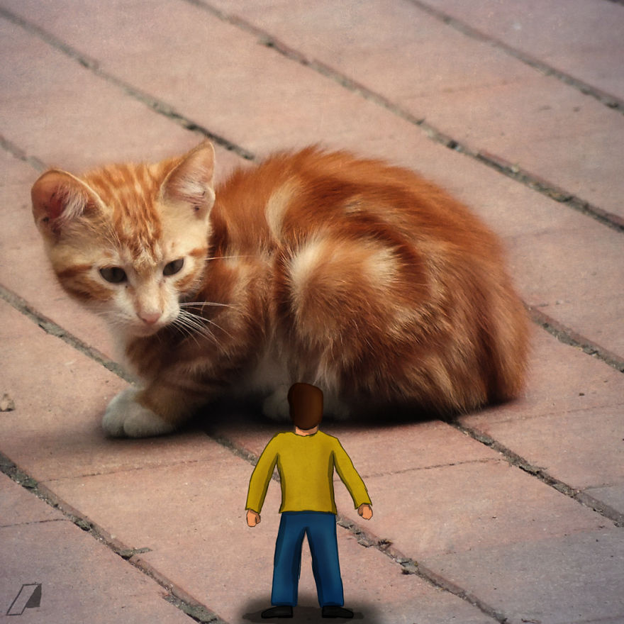 I Draw Tiny Characters On Photos