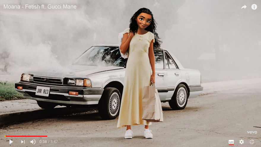 Artist Reimagines Disney Princesses As Famous Female Singers In Youtube Videos