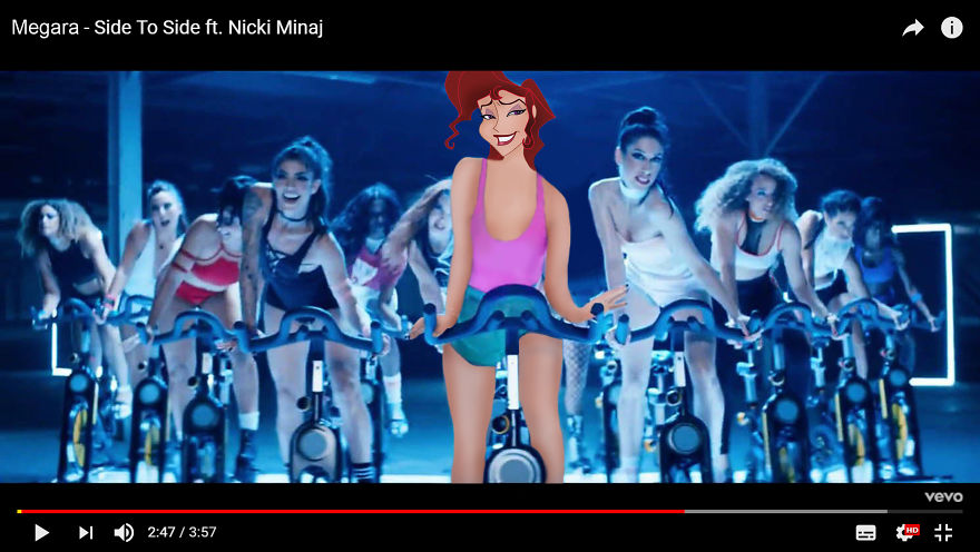 Artist Reimagines Disney Princesses As Famous Female Singers In Youtube Videos