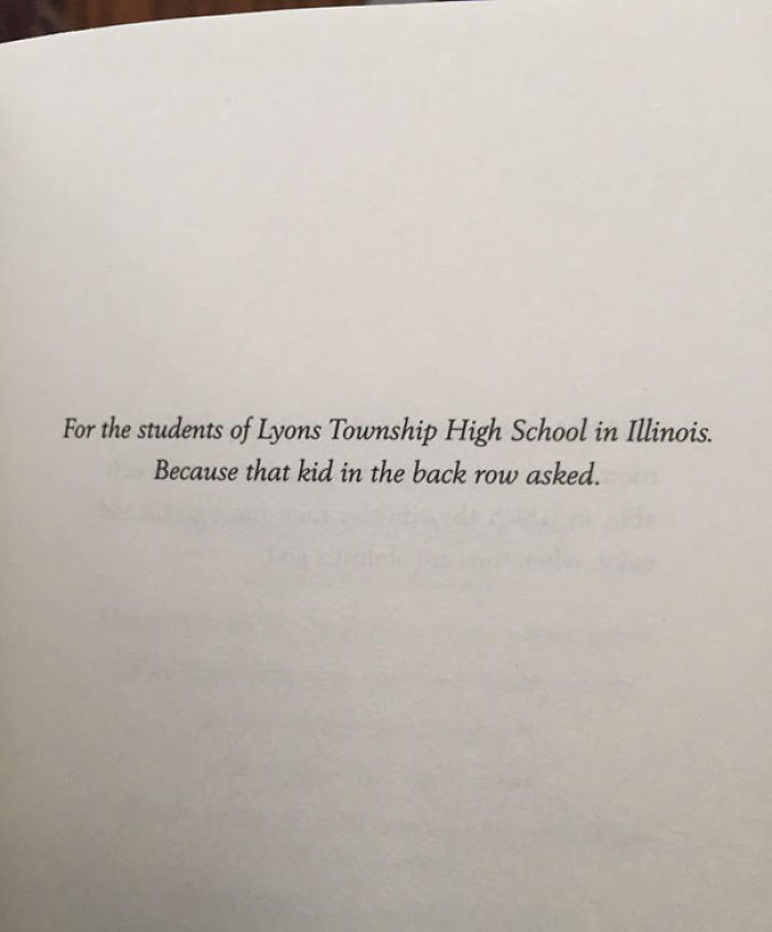 57 Times Writers Took Book Dedications To Another Level