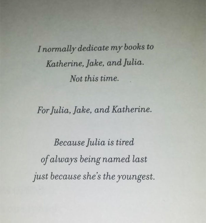 57 Times Writers Took Book Dedications To Another Level