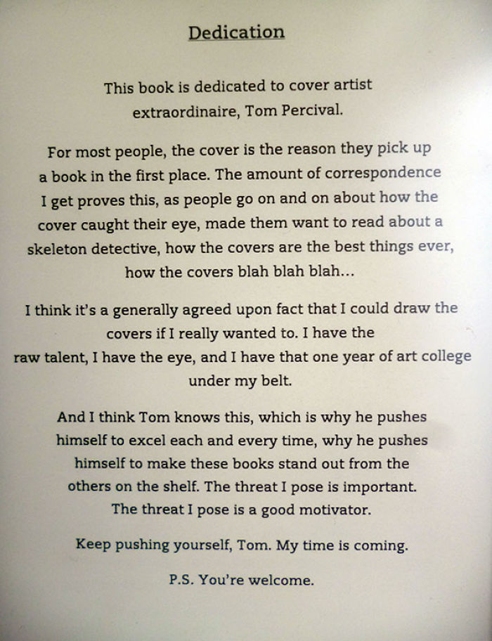 57 Times Writers Took Book Dedications To Another Level