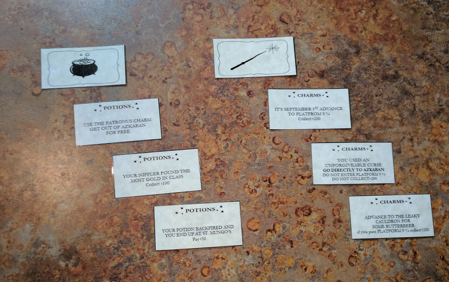 I Made A Harry Potter Monopoly Board For My Best Friend&#8217;s Birthday