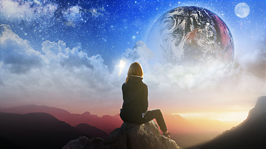 I Combined Images To Visualize The Worlds Of My Imagination