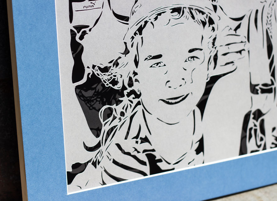 I Cut Them Faces And Put In Big 3d Frame I Cut Them Faces And Put In Big 3d Frame