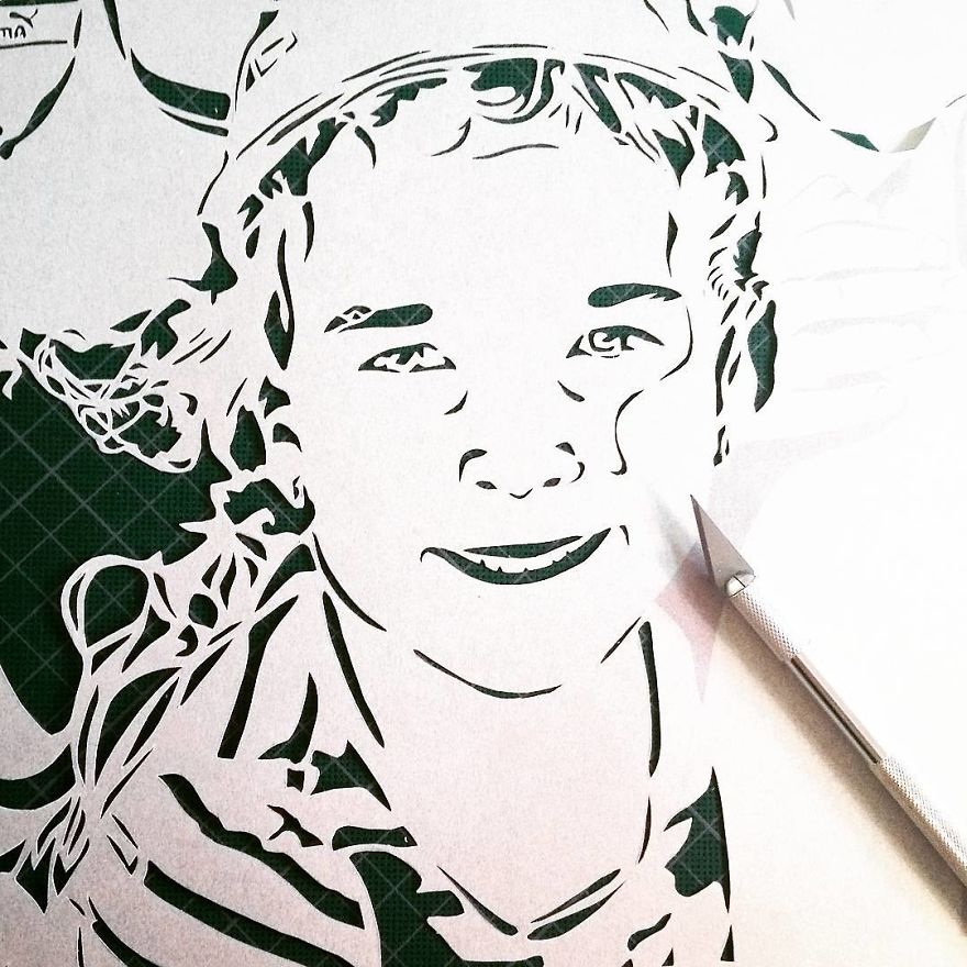 I Cut Them Faces And Put In Big 3d Frame I Cut Them Faces And Put In Big 3d Frame