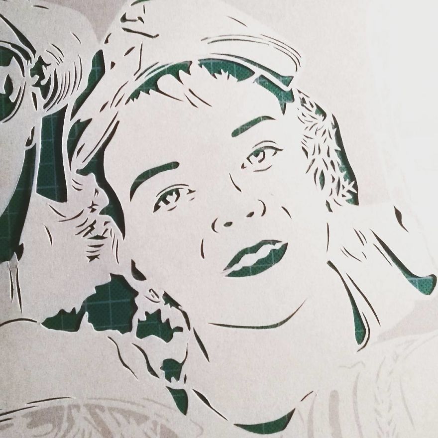 I Cut Them Faces And Put In Big 3d Frame I Cut Them Faces And Put In Big 3d Frame