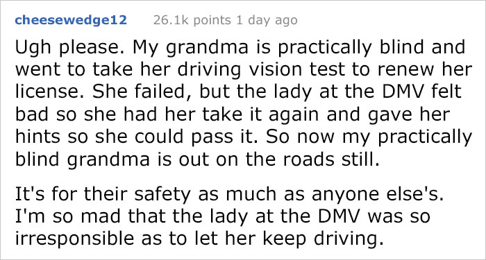 Someone Asked The Internet If Drivers Over 70 Should Require Special Testing, And Here’s How They Responded Someone Asked The Internet If Drivers Over 70 Should Require Special Testing, And Here’s How They Responded