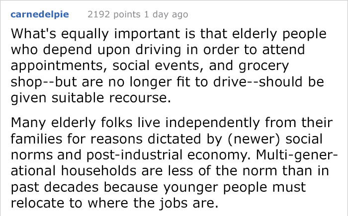 Someone Asked The Internet If Drivers Over 70 Should Require Special Testing, And Here’s How They Responded Someone Asked The Internet If Drivers Over 70 Should Require Special Testing, And Here’s How They Responded