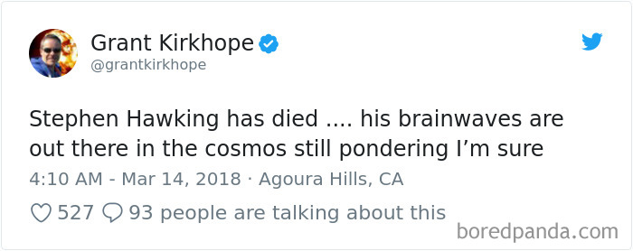 Stephen Hawking Dies At 76, And Here’s How The Internet Responds Stephen Hawking Dies At 76, And Here’s How The Internet Responds