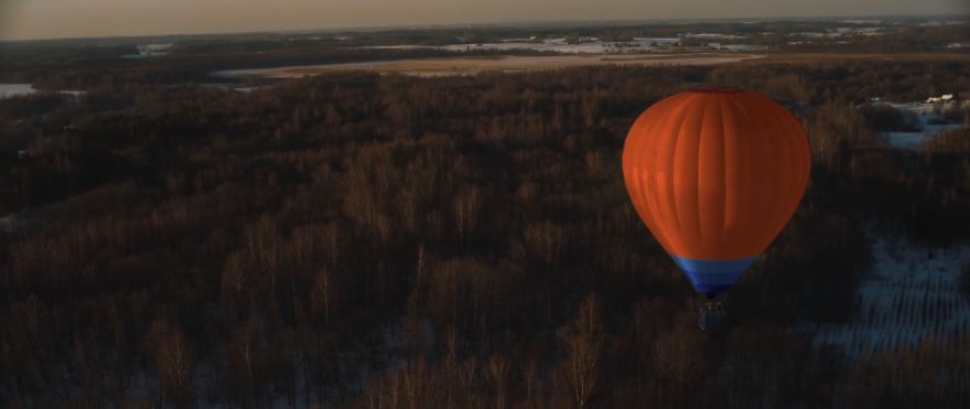A Company Literally Flew A House Over Lithuania A Company Literally Flew A House Over Lithuania