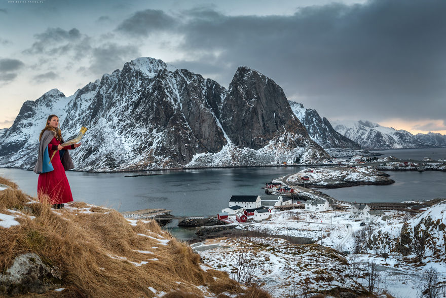 During My Trip To Norway, I Took Self-Portraits Impersonating Valkyrie During My Trip To Norway, I Took Self-Portraits Impersonating Valkyrie