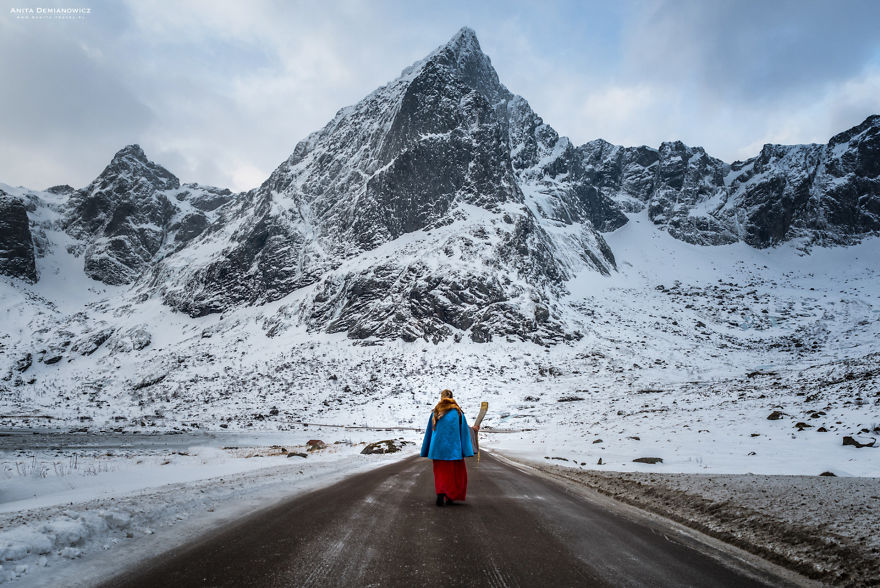 During My Trip To Norway, I Took Self-Portraits Impersonating Valkyrie During My Trip To Norway, I Took Self-Portraits Impersonating Valkyrie