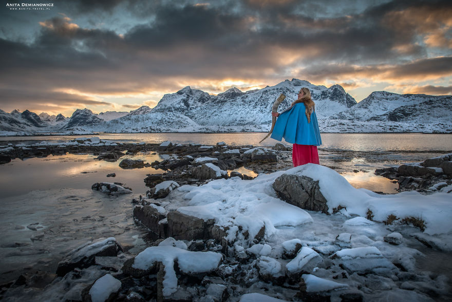 During My Trip To Norway, I Took Self-Portraits Impersonating Valkyrie During My Trip To Norway, I Took Self-Portraits Impersonating Valkyrie