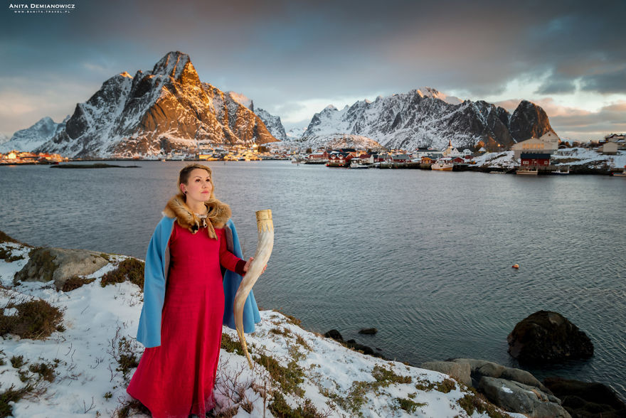 During My Trip To Norway, I Took Self-Portraits Impersonating Valkyrie During My Trip To Norway, I Took Self-Portraits Impersonating Valkyrie