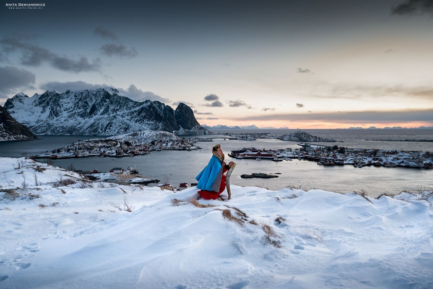 During My Trip To Norway, I Took Self-Portraits Impersonating Valkyrie During My Trip To Norway, I Took Self-Portraits Impersonating Valkyrie