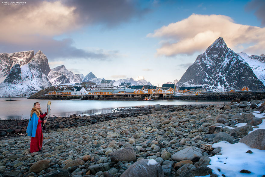 During My Trip To Norway, I Took Self-Portraits Impersonating Valkyrie During My Trip To Norway, I Took Self-Portraits Impersonating Valkyrie