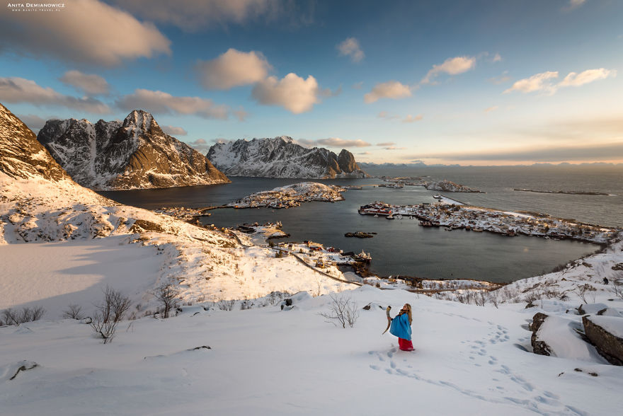 During My Trip To Norway, I Took Self-Portraits Impersonating Valkyrie During My Trip To Norway, I Took Self-Portraits Impersonating Valkyrie