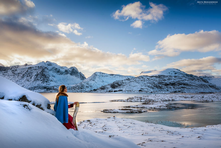 During My Trip To Norway, I Took Self-Portraits Impersonating Valkyrie During My Trip To Norway, I Took Self-Portraits Impersonating Valkyrie