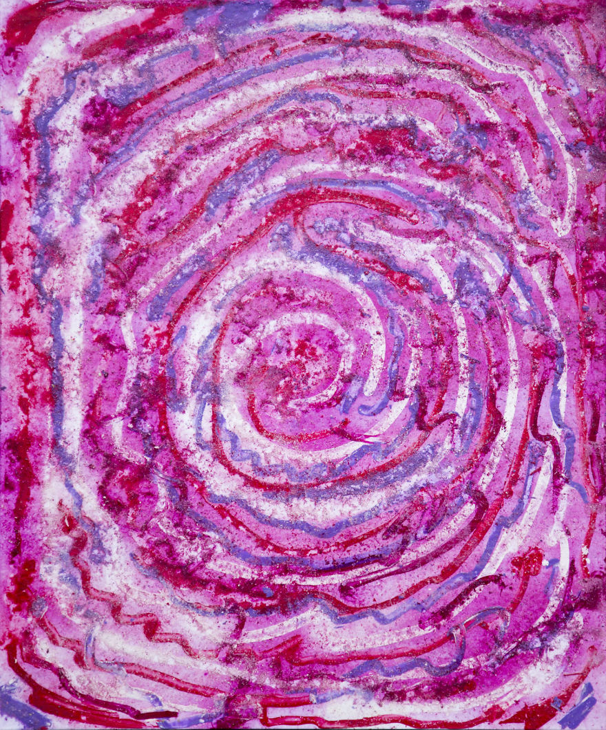 I Used The Power Of Nature To Create These Paintings