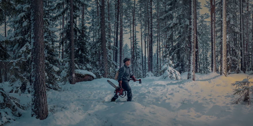 I Made A Tribute For Lumberjacks Of The Past