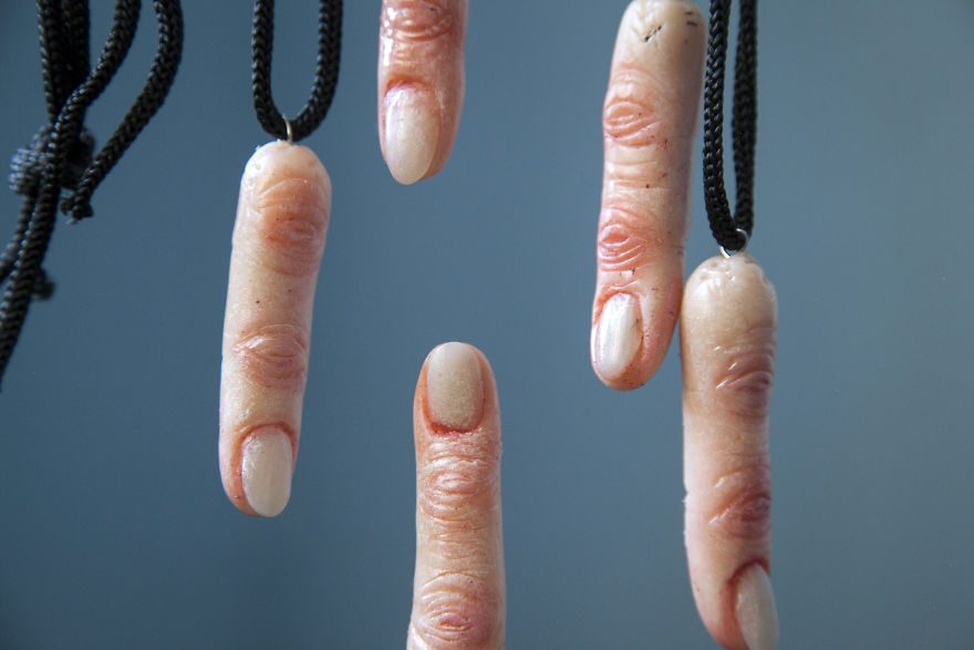 Jewelry With Realistic Body Parts Jewelry With Realistic Body Parts