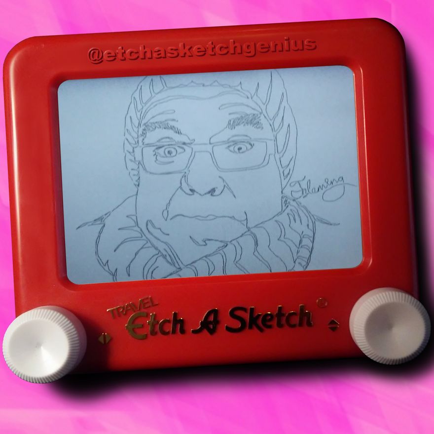 I Etch-A-Sketch My Instagram Followers I Etch-A-Sketch My Instagram Followers