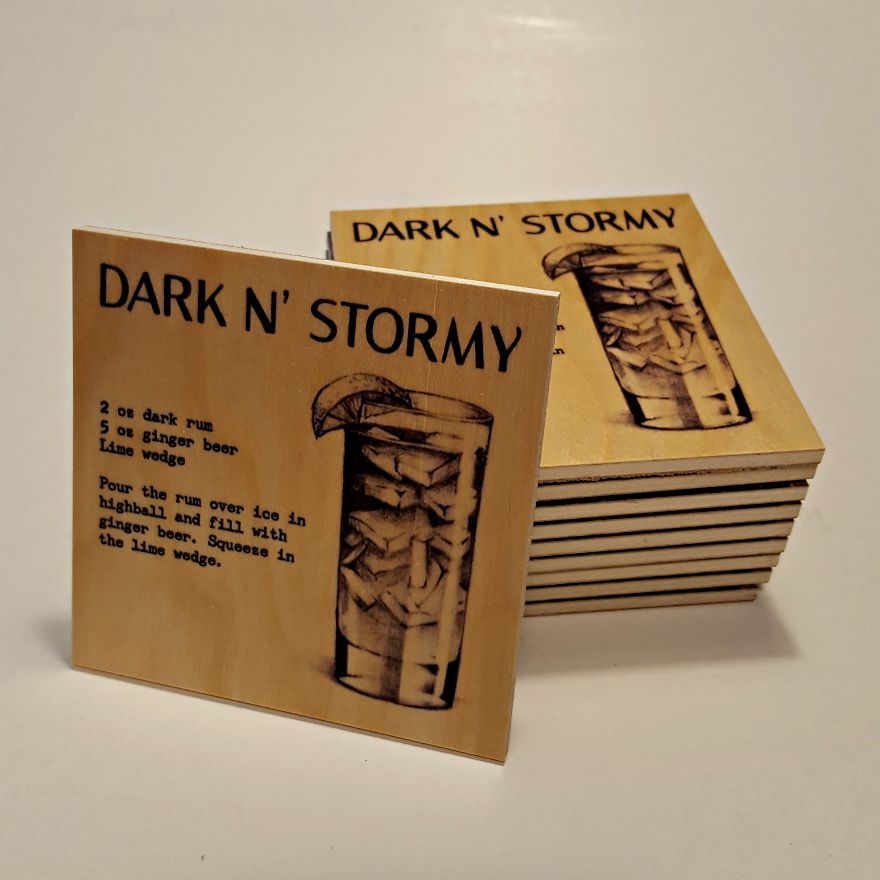 I Make Art With A Double Function – Coaster And Recipe I Make Art With A Double Function – Coaster And Recipe