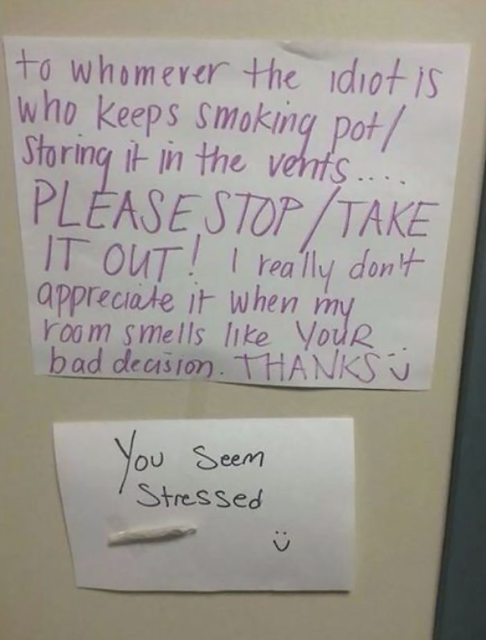 95 Of The Most Hilarious Passive Aggressive Roommate Messages Ever 95 Of The Most Hilarious Passive Aggressive Roommate Messages Ever