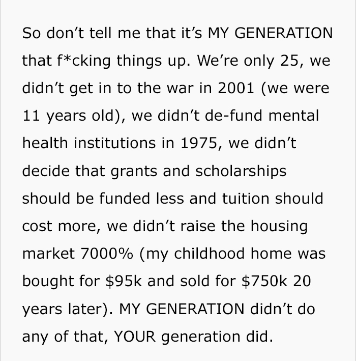 &#8216;Spoiled&#8217; Millennial Claims It Was Easier For Their Parent&#8217;s Generation, And His Rant Goes Viral