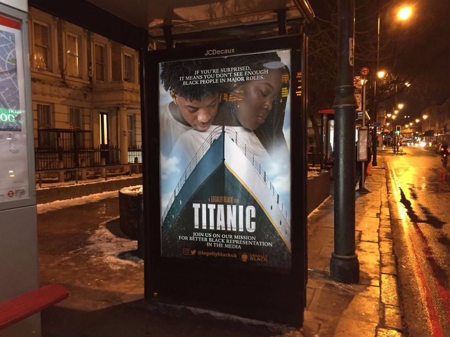 UK Activists Raise Awareness By Replacing White Actors With Black Leads In Movie Posters UK Activists Raise Awareness By Replacing White Actors With Black Leads In Movie Posters
