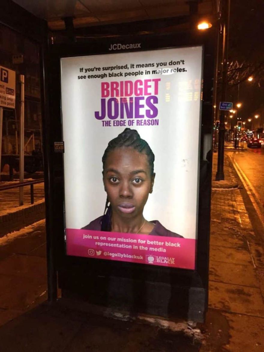 UK Activists Raise Awareness By Replacing White Actors With Black Leads In Movie Posters UK Activists Raise Awareness By Replacing White Actors With Black Leads In Movie Posters