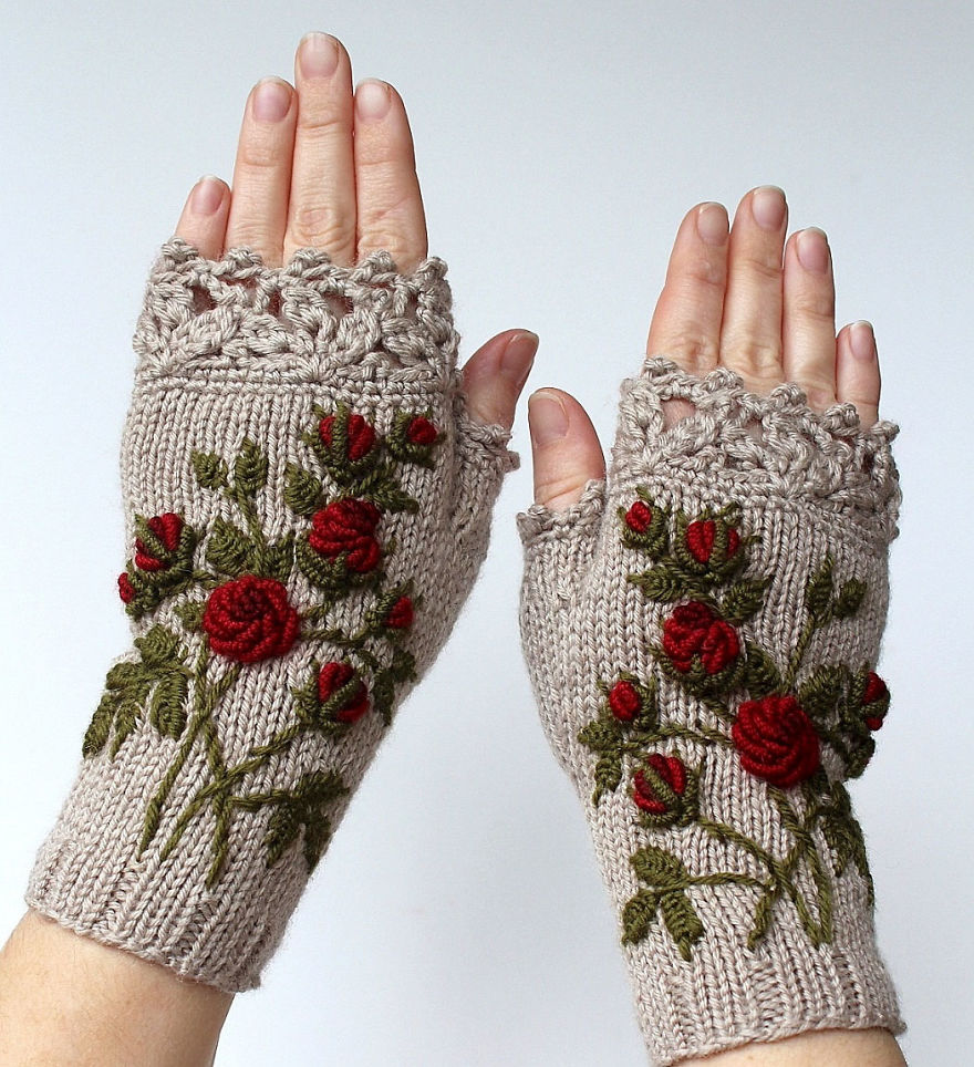 I Make Embroidered Mittens And Gloves That Will Keep Your Hands Warm