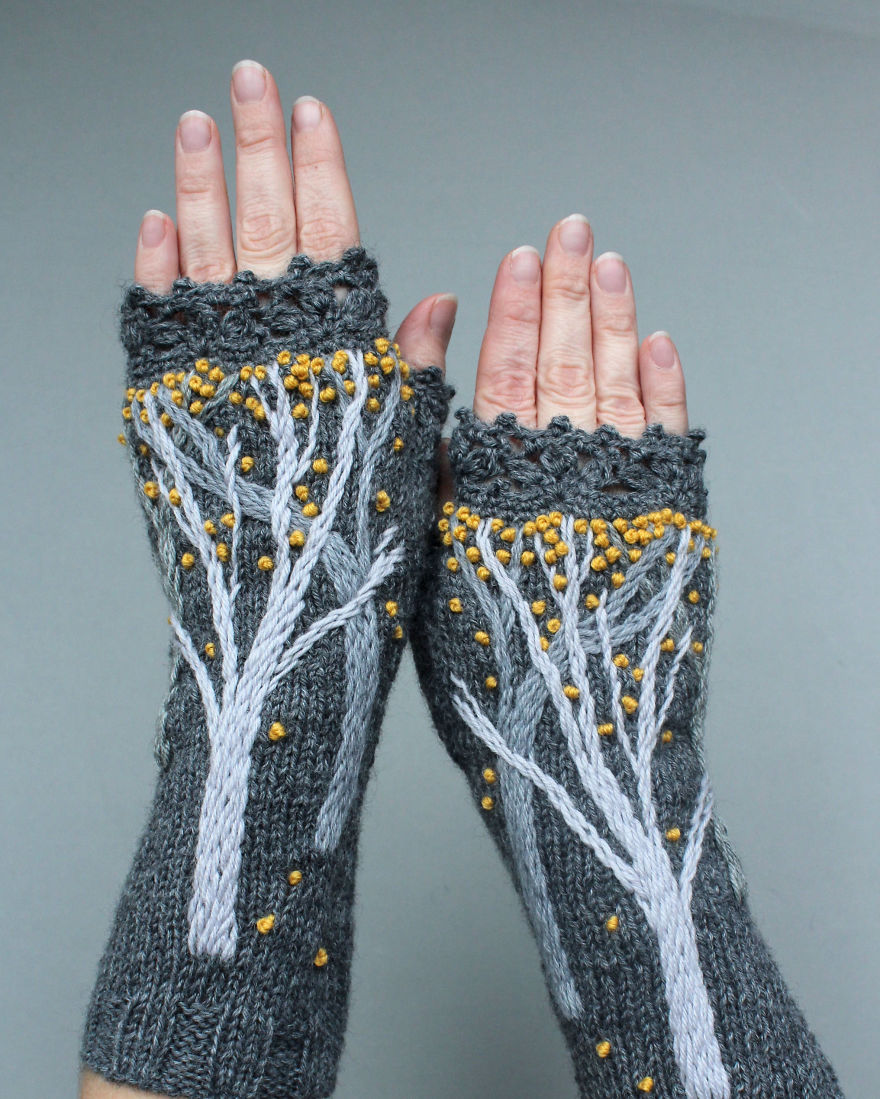 I Make Embroidered Mittens And Gloves That Will Keep Your Hands Warm