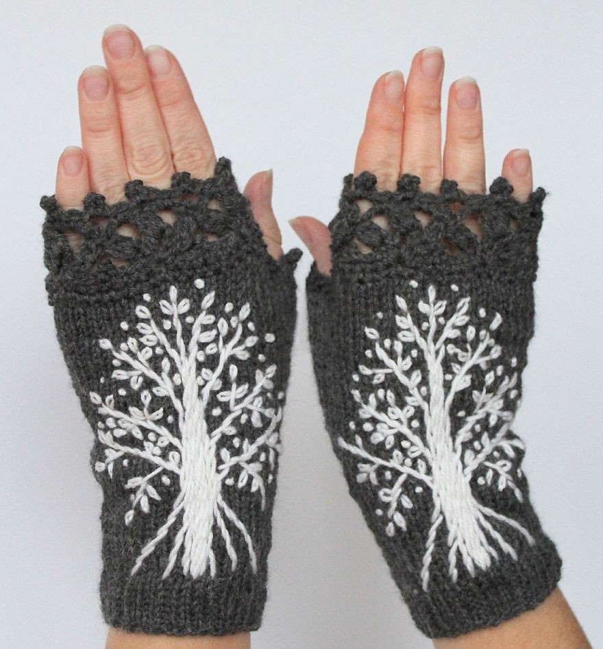 I Make Embroidered Mittens And Gloves That Will Keep Your Hands Warm