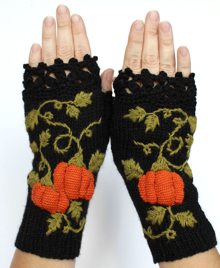 I Make Embroidered Mittens And Gloves That Will Keep Your Hands Warm