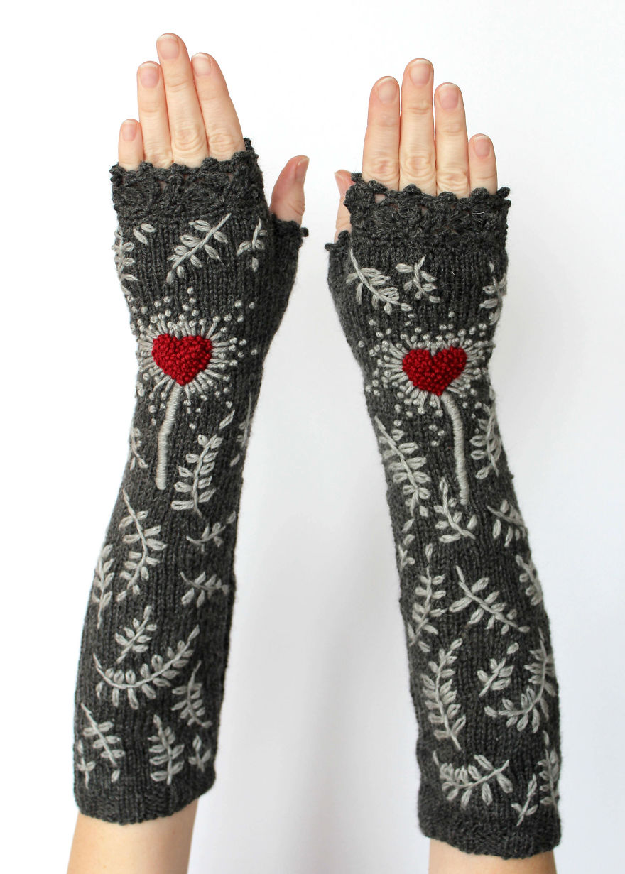 I Make Embroidered Mittens And Gloves That Will Keep Your Hands Warm
