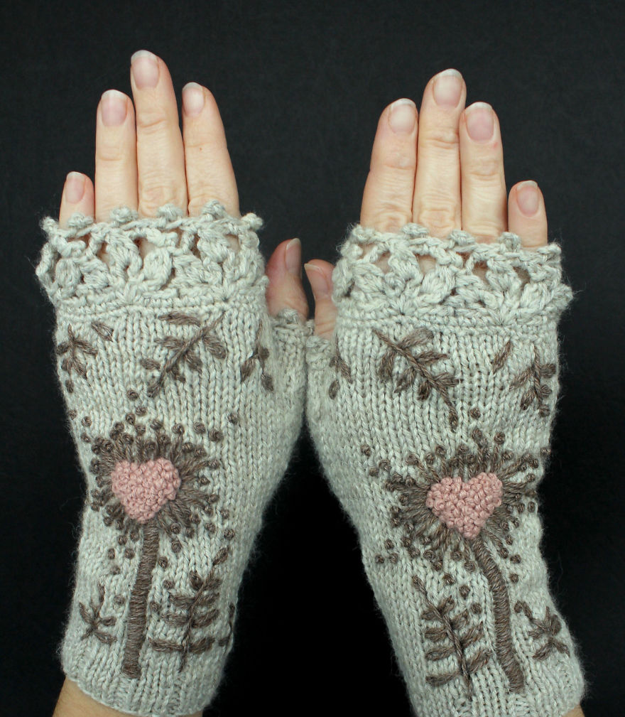 I Make Embroidered Mittens And Gloves That Will Keep Your Hands Warm