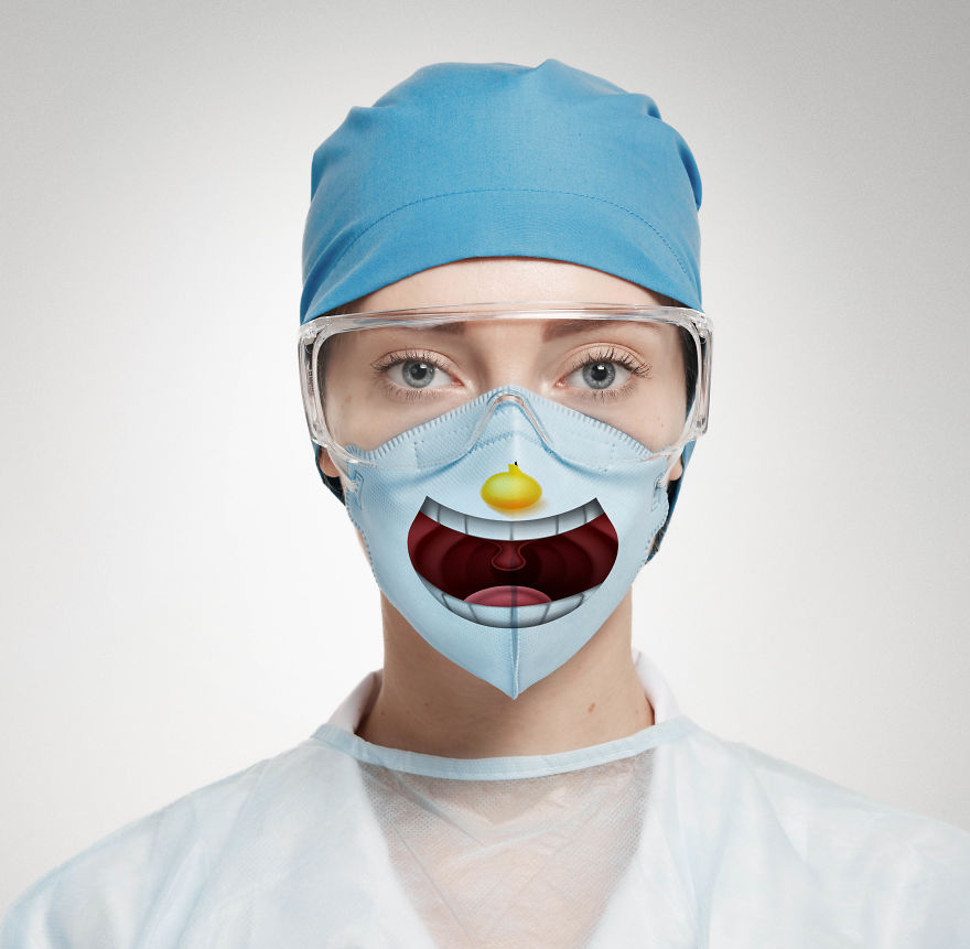 I Created Funny Surgical Masks To Make Visits To The Hospital Easier I Created Funny Surgical Masks To Make Visits To The Hospital Easier