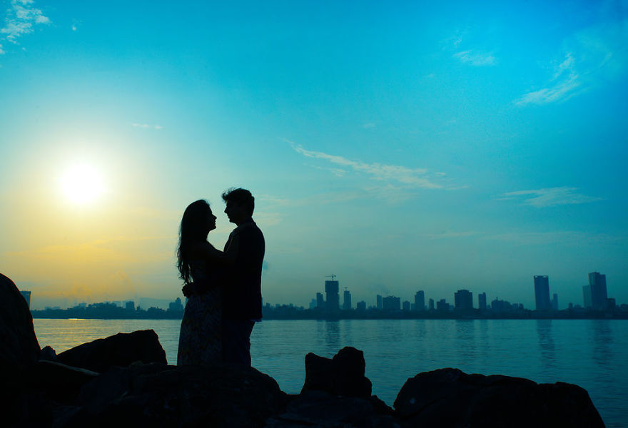 I Take Silhouettes Of Love During Pre-Wedding Shoots I Take Silhouettes Of Love During Pre-Wedding Shoots