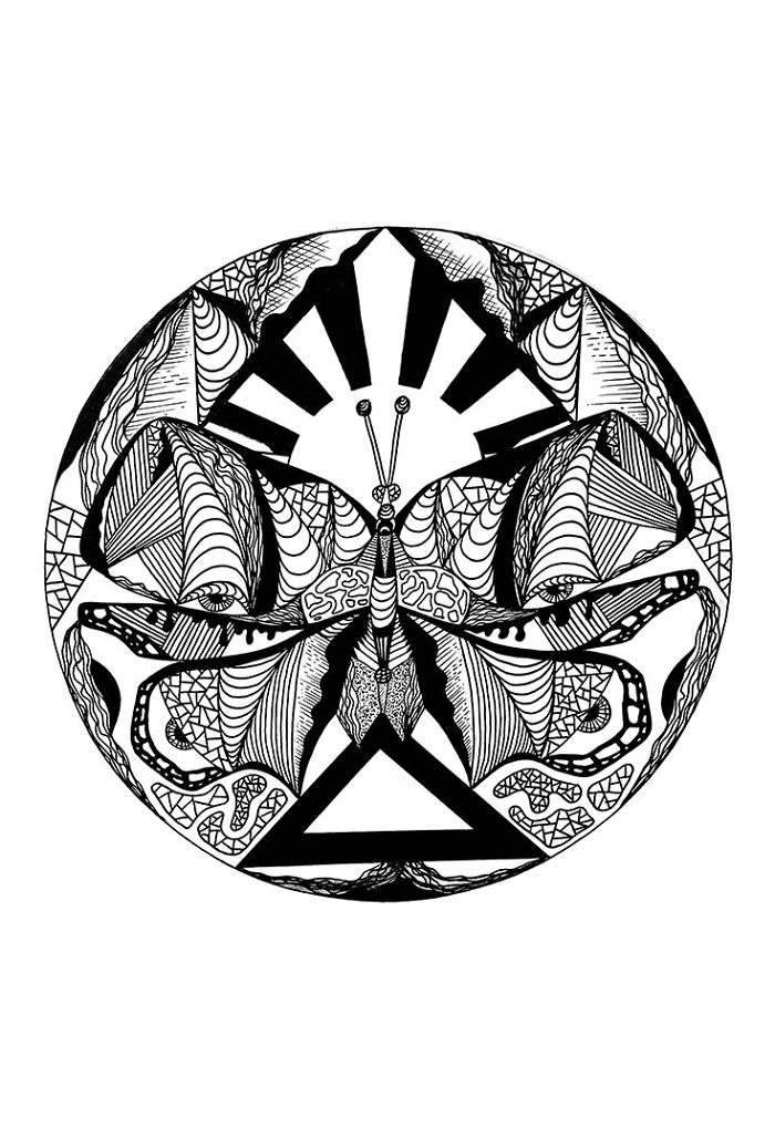 I Made These 24 Ink Line Drawings Into Coloring Pages