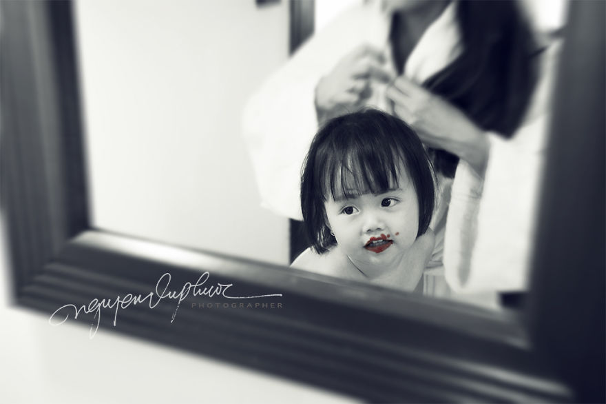 Inside A Happy House, The Is Always An Image Of A Woman