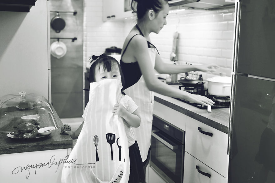 Inside A Happy House, The Is Always An Image Of A Woman