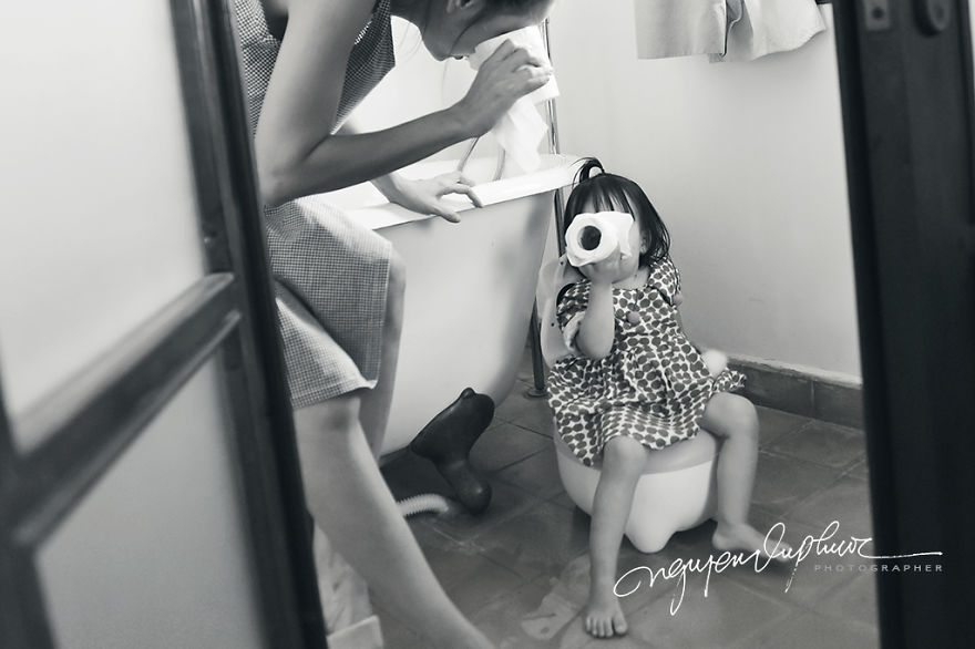 Inside A Happy House, The Is Always An Image Of A Woman