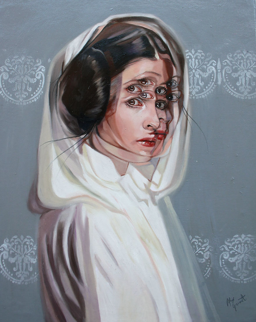 After Having A Heart Attack I Started Painting These Portraits That Will Make You Dizzy